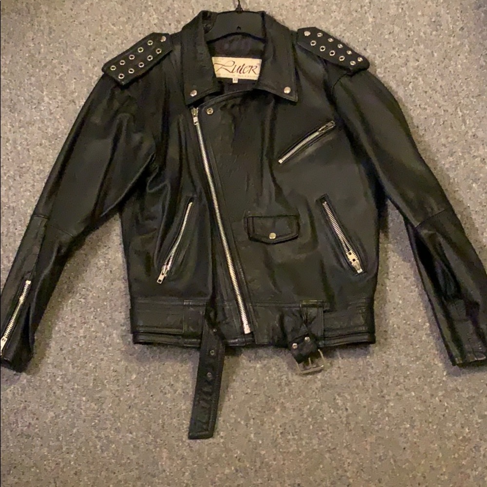 Special Order Leather Jacket-never worn
